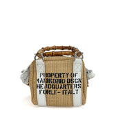 Borsa MANIKOMIO Aviator's Kit AN6505-1 BB Capri - White